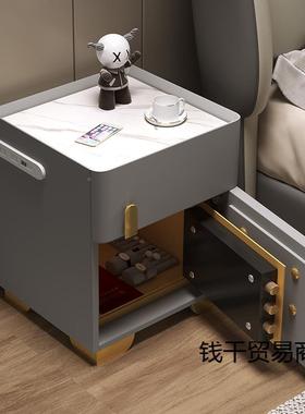家用智能15947床头收柜保险柜一体简代多功能现卧室无线充电保险