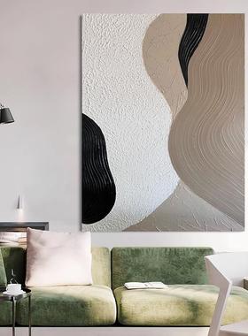 大芬油画村客纯手绘油玄关现走廊厅装饰画代简约抽象立画92460体