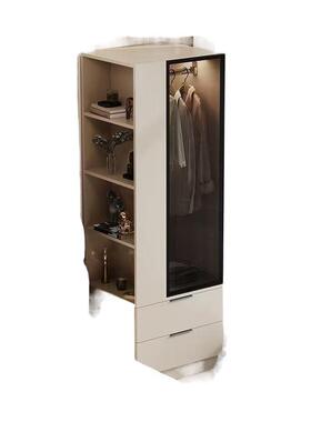 边小衣柜床小卧ILT户型家用单人衣简柜室易现做衣柜现