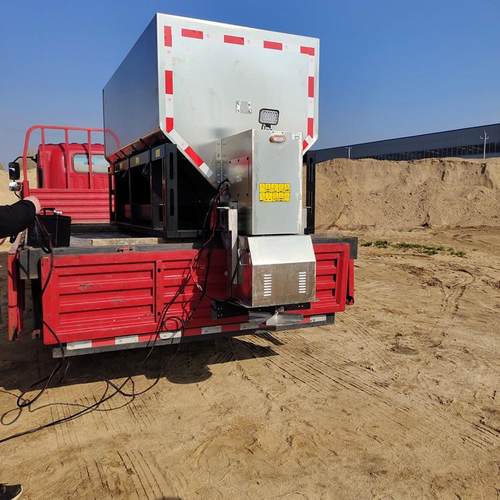 皮盐卡车挂式电动雪融雪政撒机宁GJP夏市路面清雪设备融剂撒布机