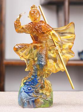 琉璃齐天大圣孙空摆客书房WGI公司办公室电视厅柜玄关创意件工艺