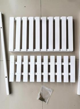 白色多实木F7598J6M花架简约田园室风多肉层花架落地阳台内书盆架