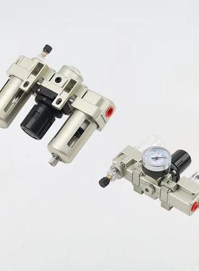 SMC型气动三联件A0处C400-04D无品牌/自动排水A4000-06D气源理DCN