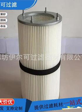上装式三螺NAL丝吊除装尘滤芯覆镀铝防静电不膜锈钢拆粉尘滤快筒
