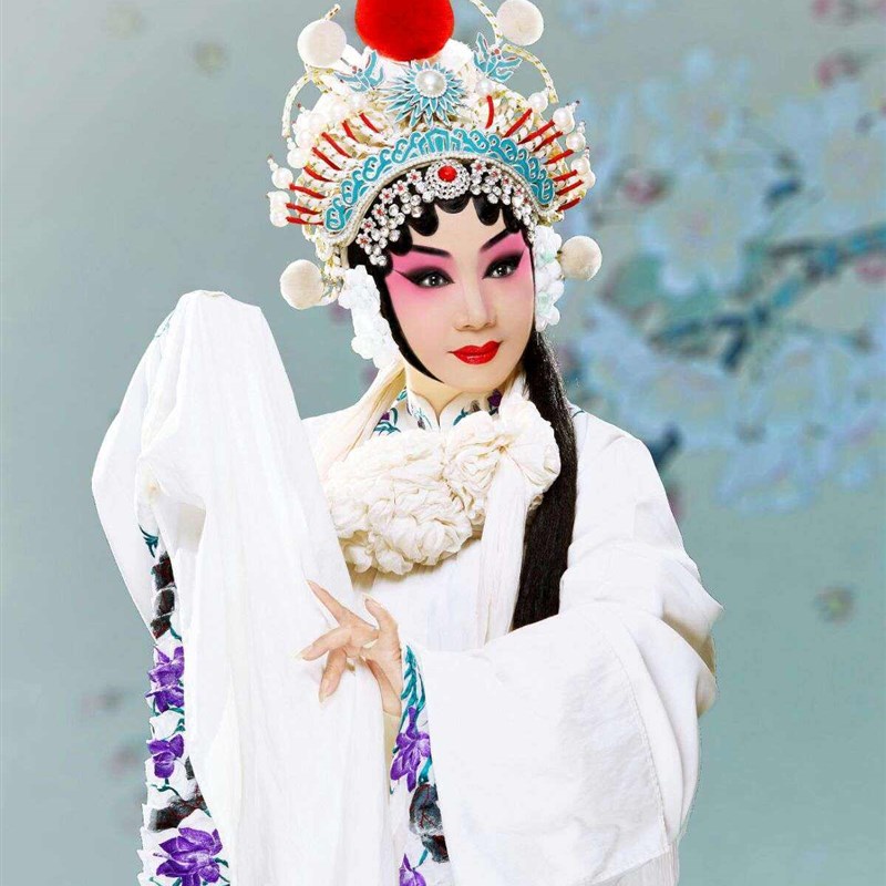 速发戏曲白蛇传服装 京剧青衣褶子演出道具戏剧花旦表演服昆曲大