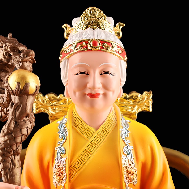 速发娘娘家用供奉神像树脂摆件奶奶坐像圣母碧霞元君佛像像体