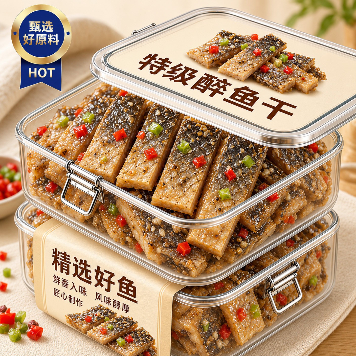 老字号正宗绍兴醉鱼干官方旗舰店图片