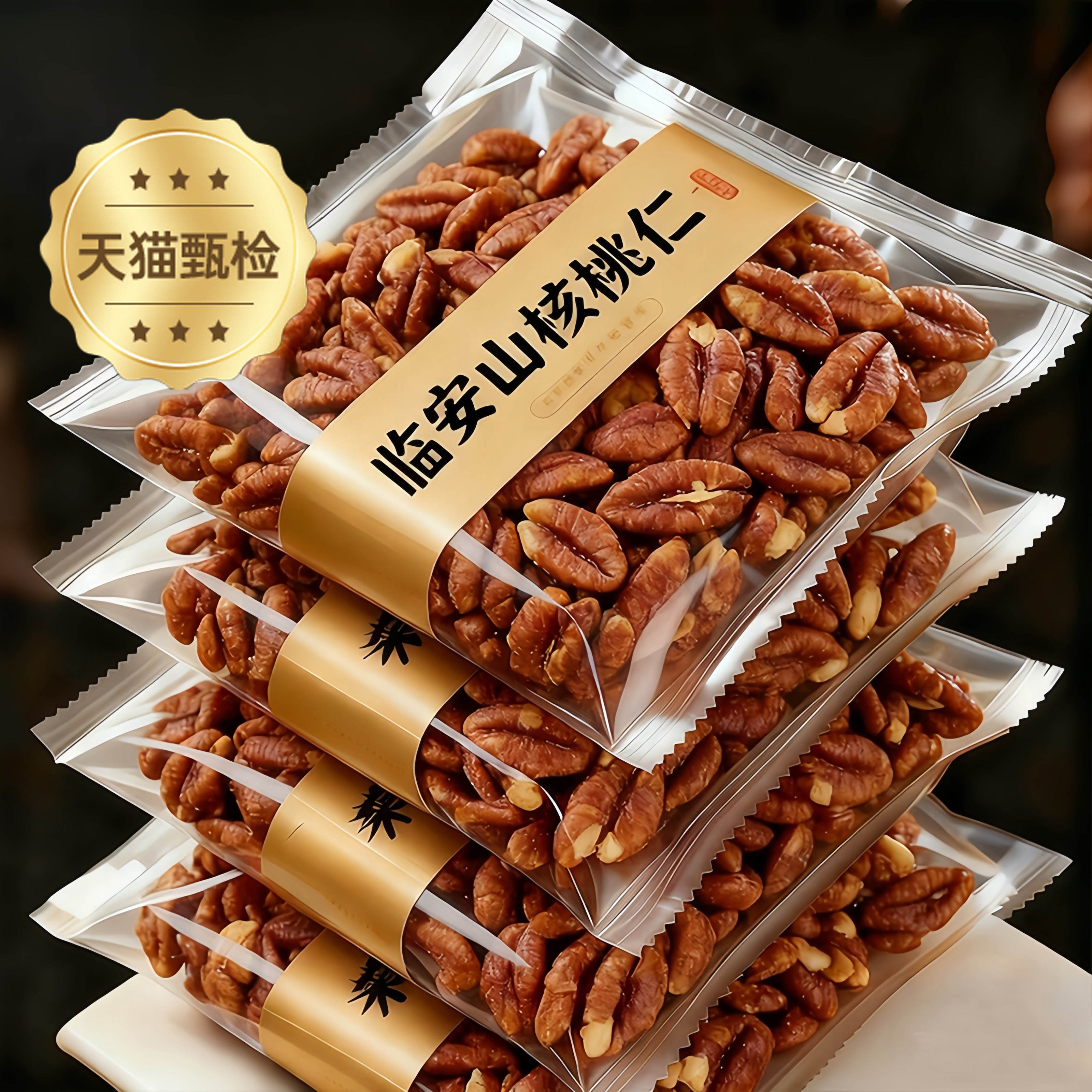 2025新货山核桃仁临安官方旗舰店小包装原味孕妇儿童零食坚果年货