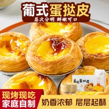 蛋挞液和蛋挞皮组合家用烘焙专用套餐小包装儿童无添加官方旗舰店