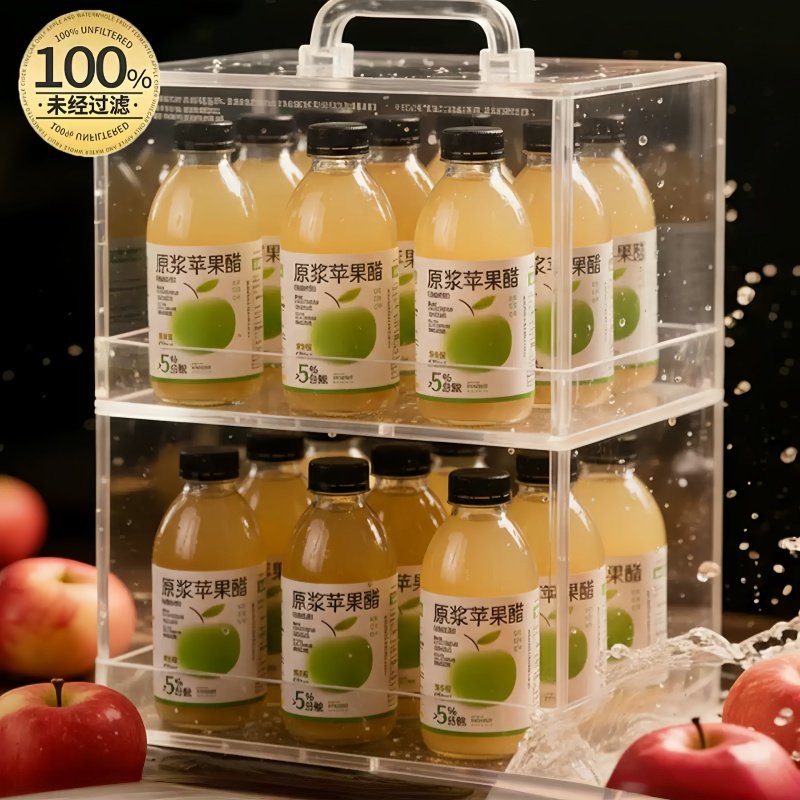 央妈推荐！纯天然苹果醋饮料无糖官方旗舰控重无糖友原浆纯果醋