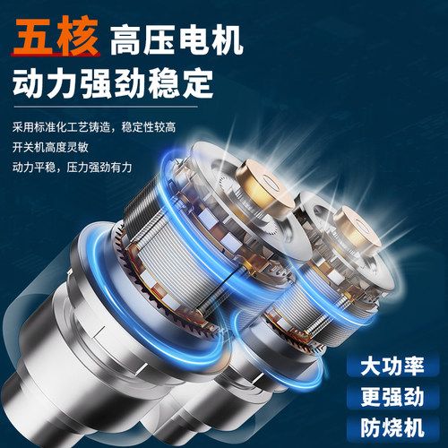 充电式抽水泵大流量农用浇v地灌溉浇菜户外抗旱大功率井水自吸