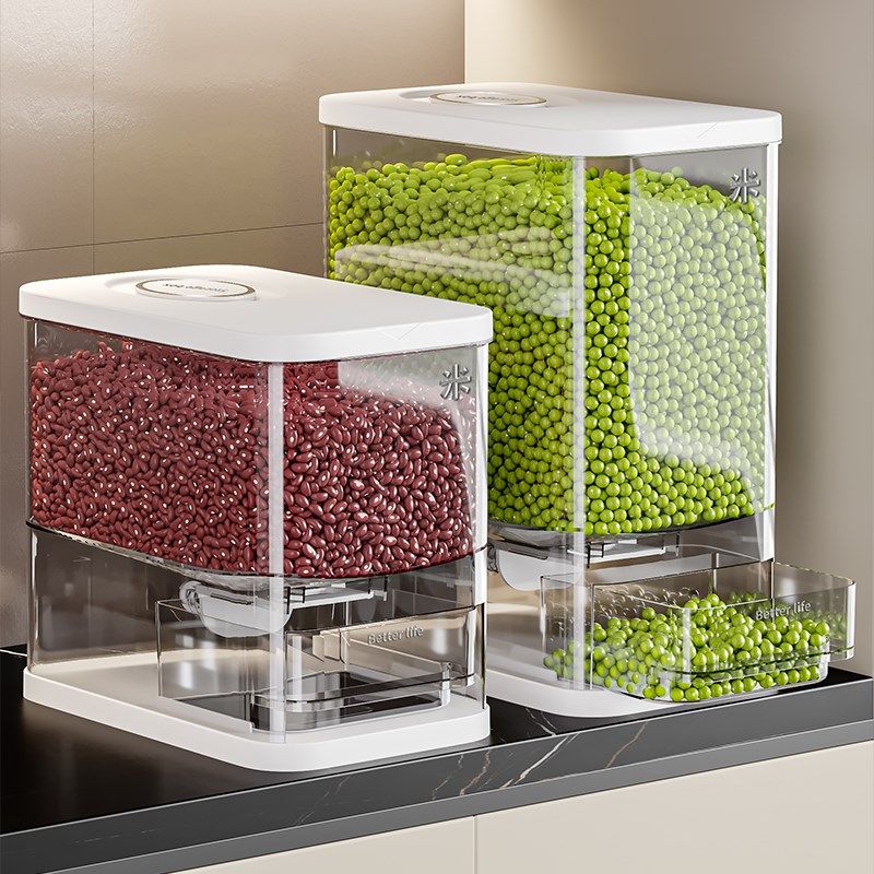 按压式米桶家用2025新款防虫防潮密封装米M缸夹缝储粮桶食品级米,厨房/烹饪用具,米桶/米缸,淘宝优惠券,粉丝福利购,淘宝优惠卷