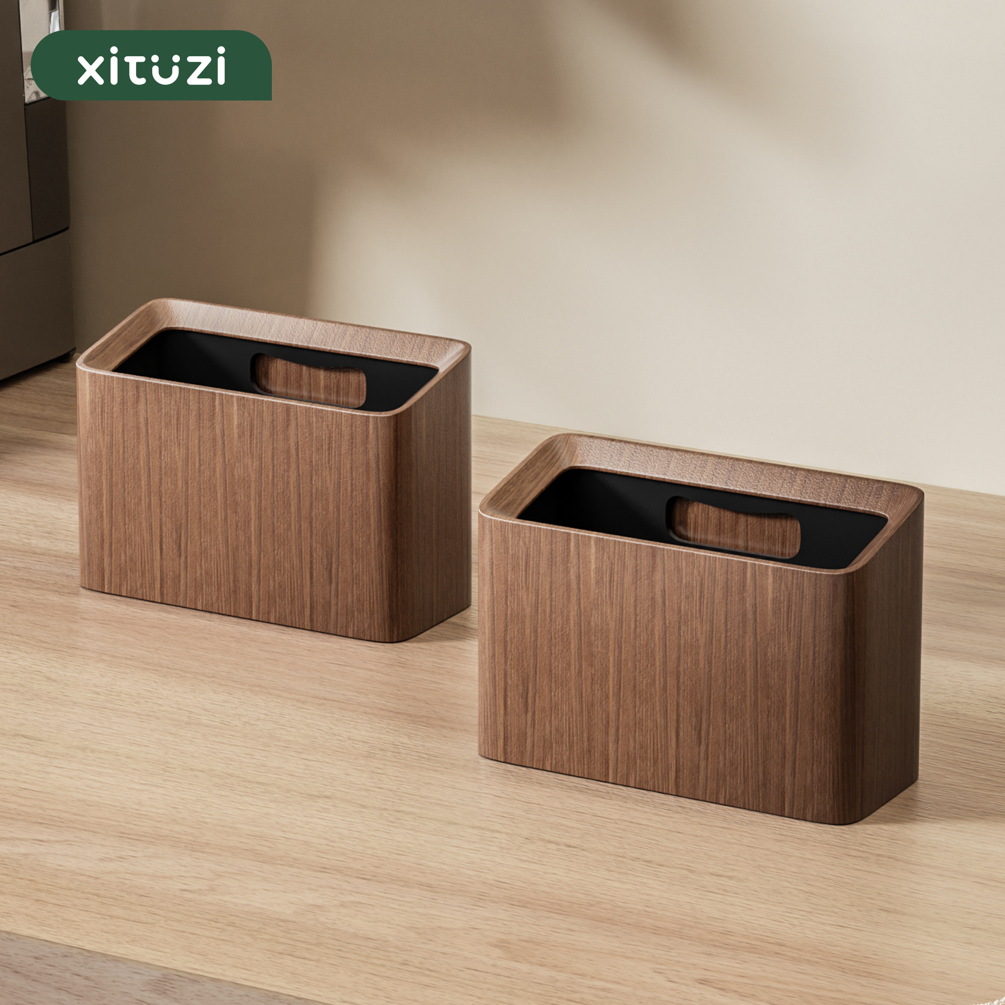 西图子胡a桃木卧室茶几家用桌面小垃圾桶迷你小号车载桌上卫生收,家装主材,厨用垃圾桶,淘宝优惠券,粉丝福利购,淘宝优惠卷