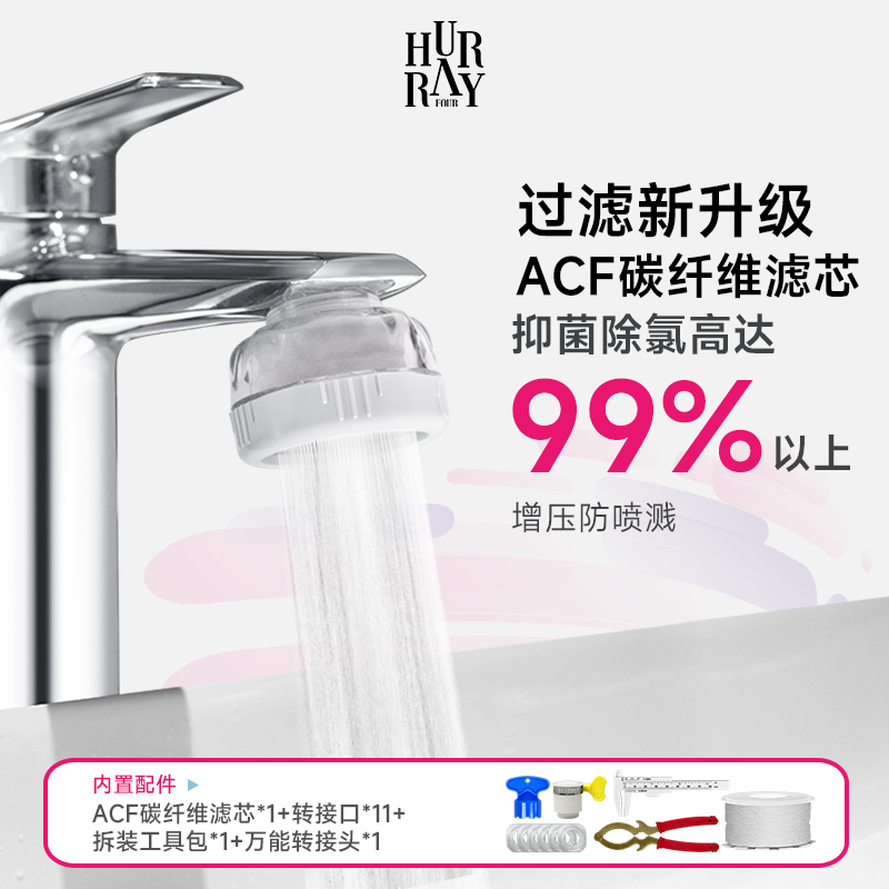 【ACF碳纤维滤芯】3倍超强过滤