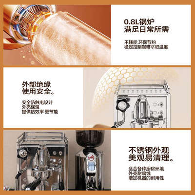 意大利进口Lapavoni Mini Cellini半自动意式咖啡机家用小型E61