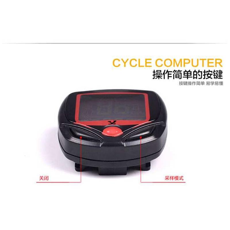自行车码表中文码表山地车计数器骑行公里表单车速度表骑行装备