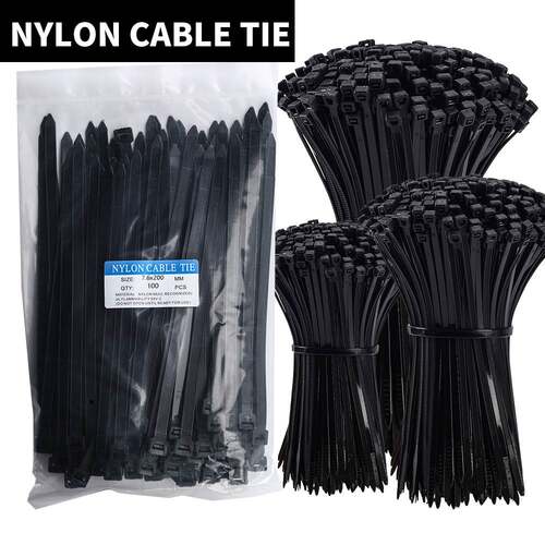 Nylon cable tie尼龙扎带100条出口束线扎带防阻燃抗紫外线扎带