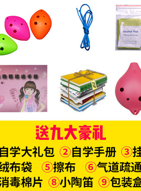 TNG陶笛6孔树脂陶笛中音C调短嘴AFC陶笛初学免费刻字塑料六孔塑胶