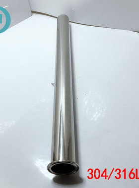 快装直管304不锈钢卫生级31y6快装卡箍式连接管法兰接头卡盘长管