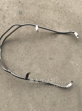 适用轻骑铃木QS10l0T-A韵彩护杠QS125T-2B丽彩保险杠前后保险架