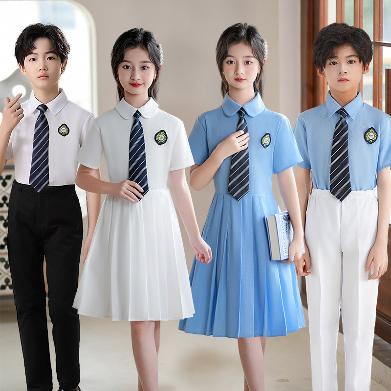 速发国生儿童演唱合出服中小学庆团体朗诵服装管乐团乐队礼服男童