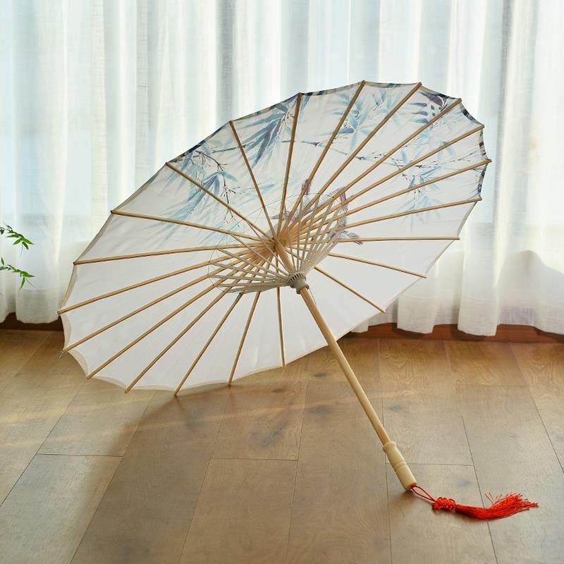 速发油纸伞复蹈道具演出手动古风汉服旗装淡雅国风演出舞古吊顶袍