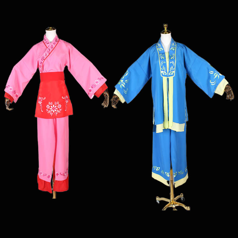 速发戏剧服曲黄梅金打猪草陶金花戏小毛丫头潘哥对台古装表演戏装