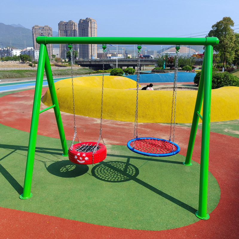 速发儿童大型秋千吊椅公外秋千大人幼儿园荡秋广家用室外庭院千场