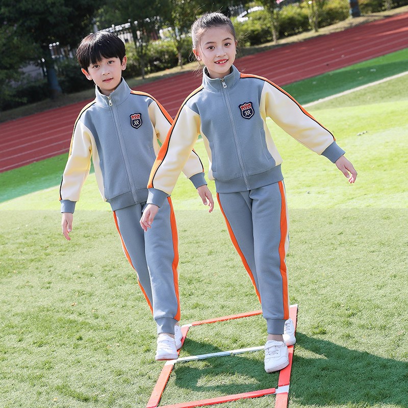 速发一年级男班服运动服套装幼儿园园服校服小学生装服春秋班三件