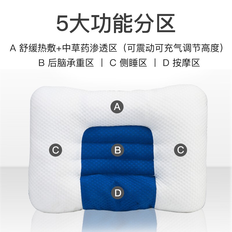 速发智能肩仪器枕头颈部劲椎背部腰部酸痛疏通自动揉捏神器