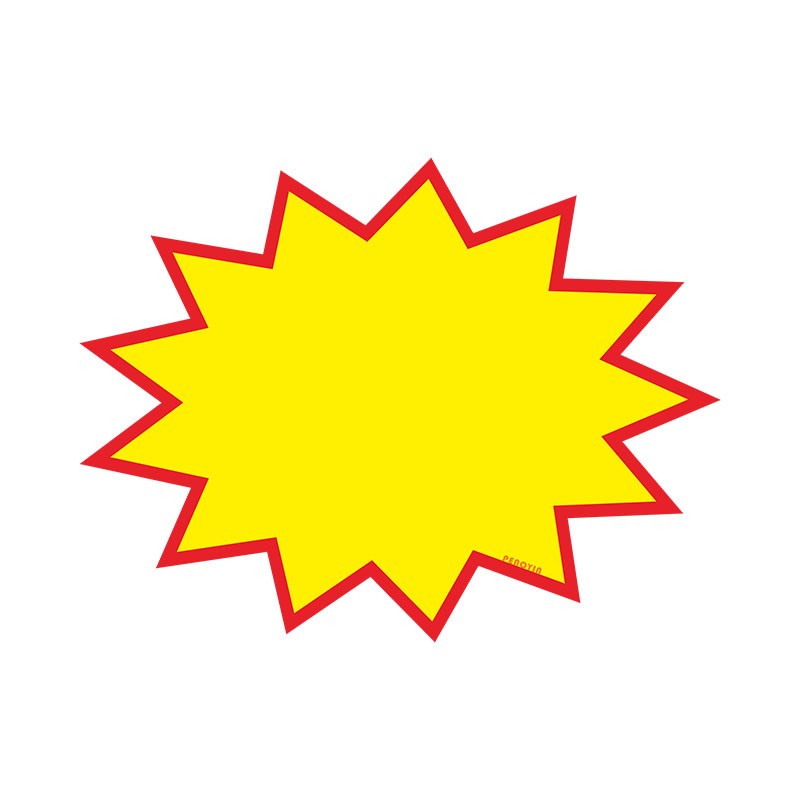 速发超市商品标价牌爆炸贴特价牌大号空白价格牌展示架广告纸手写