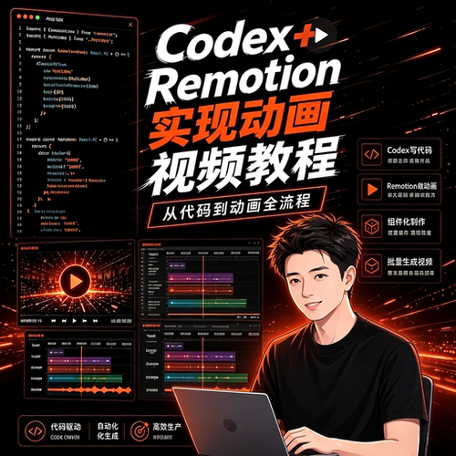 Codex+Remotion动画教程代码驱动动画视频全流程制作电子版资料