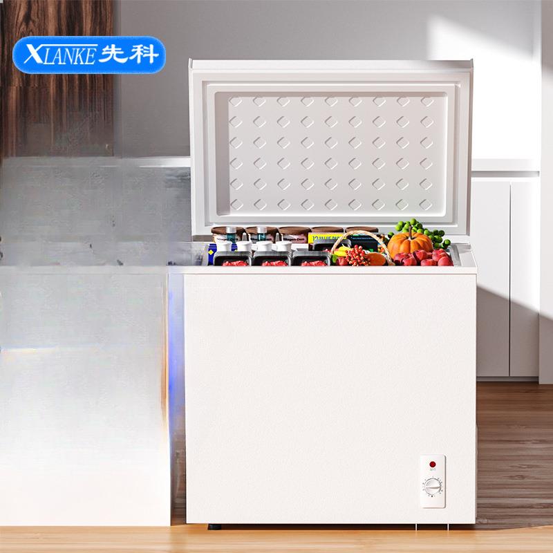 一级节能小冰柜家用小型全冷冻冷藏两用冷柜迷你减霜商用冷柜