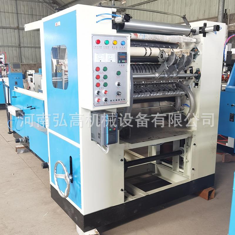 畅销一出二排抽式洗脸巾生产设备干湿两用抽取式棉柔巾机器厂商