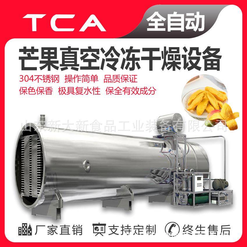 工厂直供真空冷冻干燥机芒果真空冷冻干燥设备