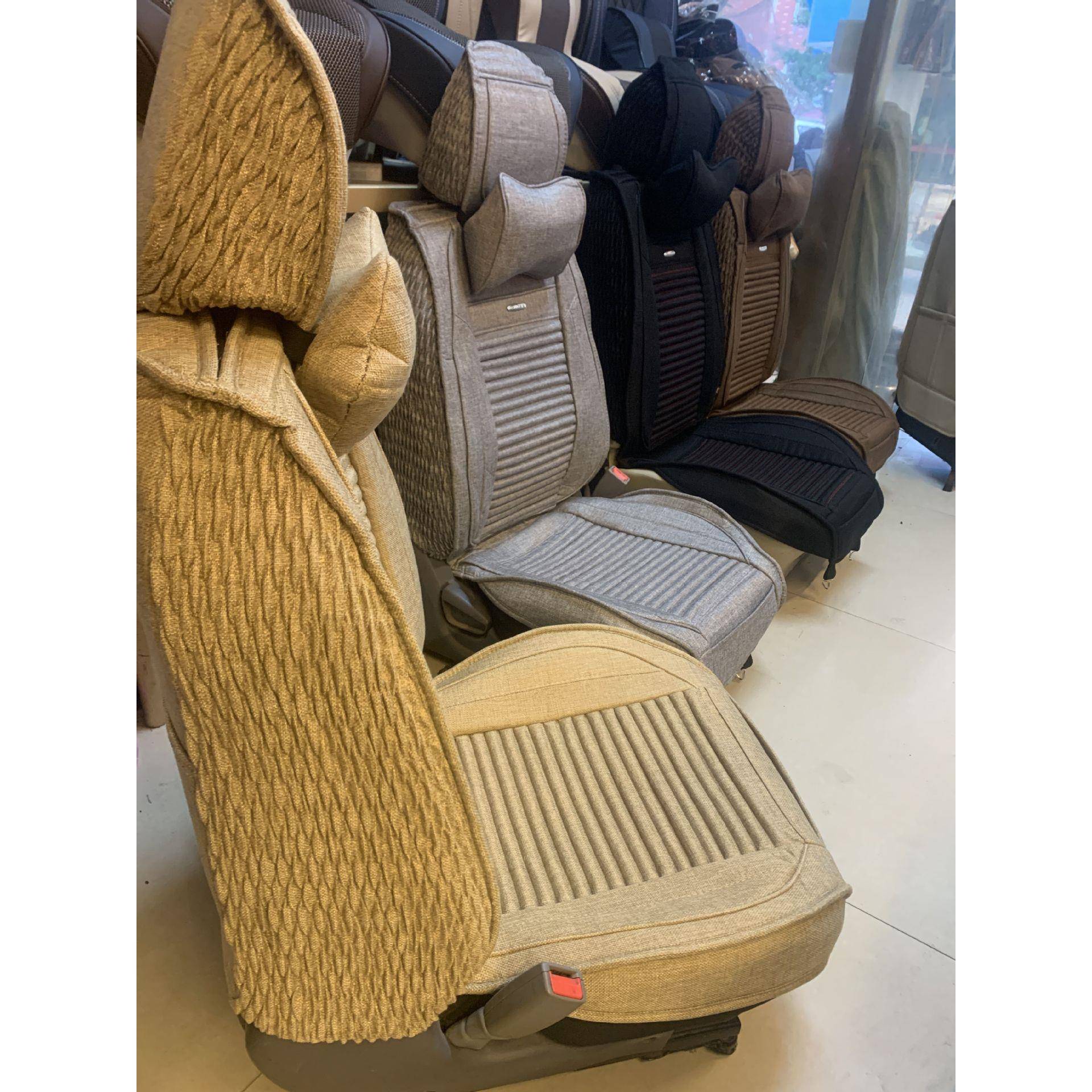 身坐垫亚麻核桃壳垫荞麦半包汽车无品牌/座马壳鞍垫汽车坐垫简约