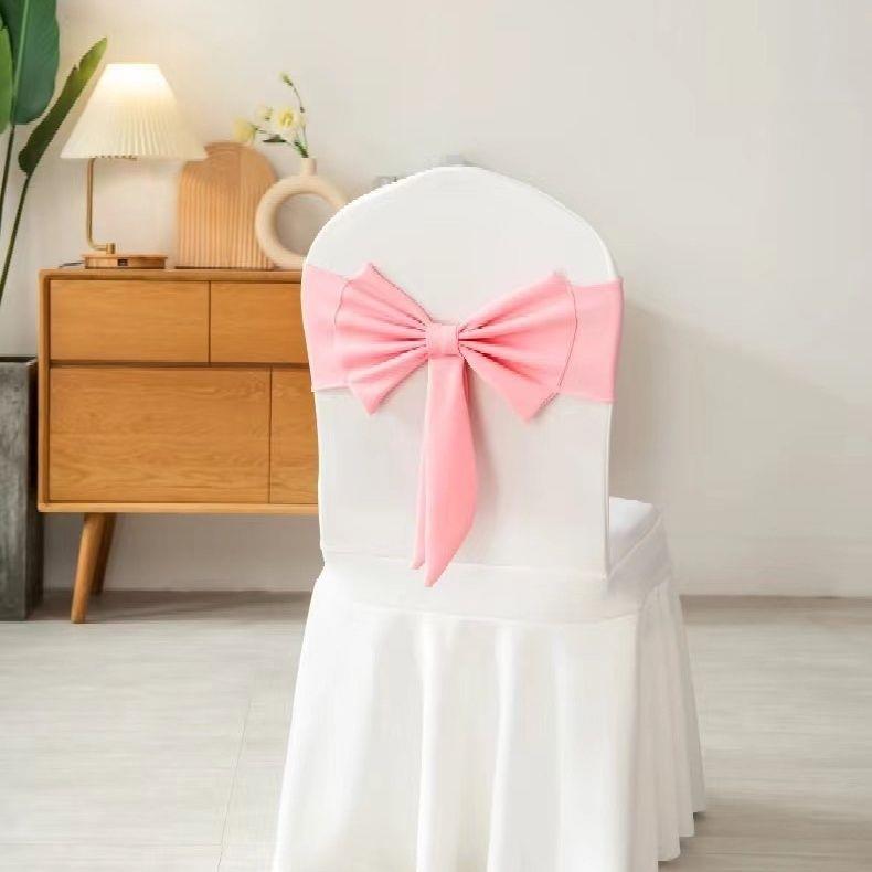 0含0克蝴蝶3结装饰酒店高档宴会椅免蝶系蝴结不椅CMK套子10个装