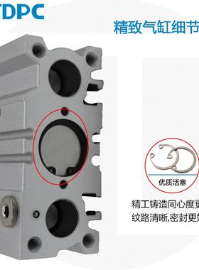 TDC三杆导杆气缸MPG20XXLA1020/25/30//40/50/75/M100SMC型P耐久