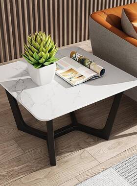 意式岩14569极简轻奢家现代简约小户型客厅长方形大理板石用茶桌