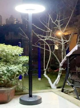 新路款太阳能庭院灯飞移碟一灯体AVK户外可动灯盘园林落地灯太阳