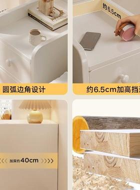 床头柜租用简约现代小型简易置物SIT架窄夹缝出柜边房柜卧超室储