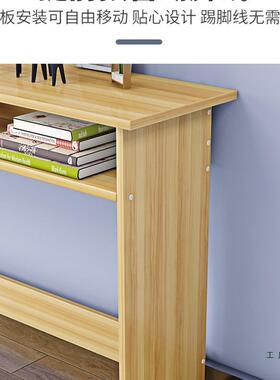 长条桌靠墙卧墙27286室边窄桌夹缝柜床尾小写桌子床边储物柜台式