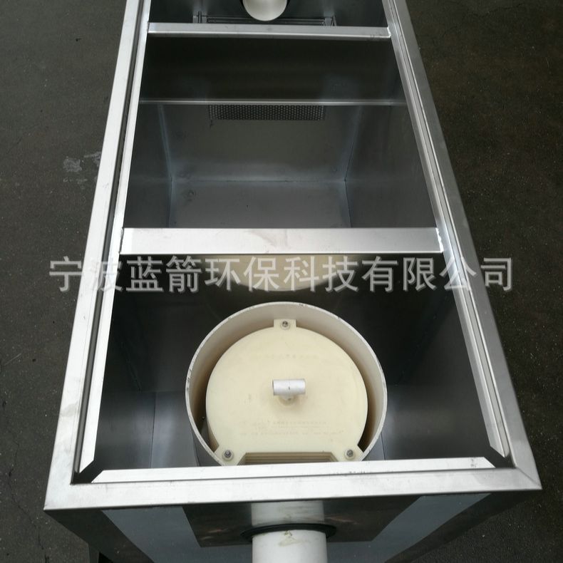 不锈钢静音隔油池 餐饮用油水分离器 干湿分离全自动油污过滤设备