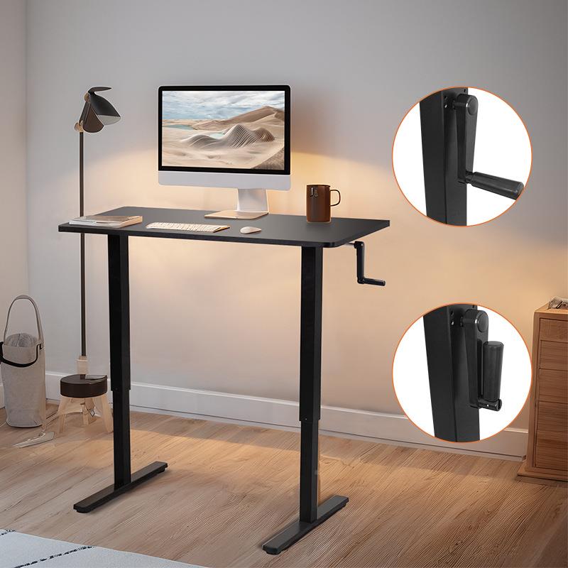 维尔手摇降升桌学习泽桌家无品牌/立用手动手摇升降书桌人体工学