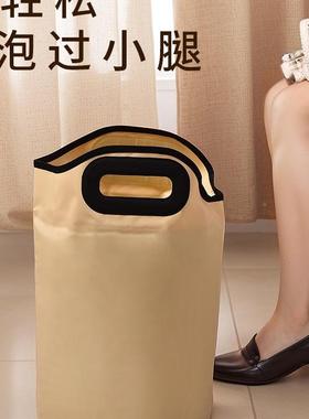 携式可加折叠泡脚桶家用热恒温过小腿61439泡便脚行袋户外旅足浴