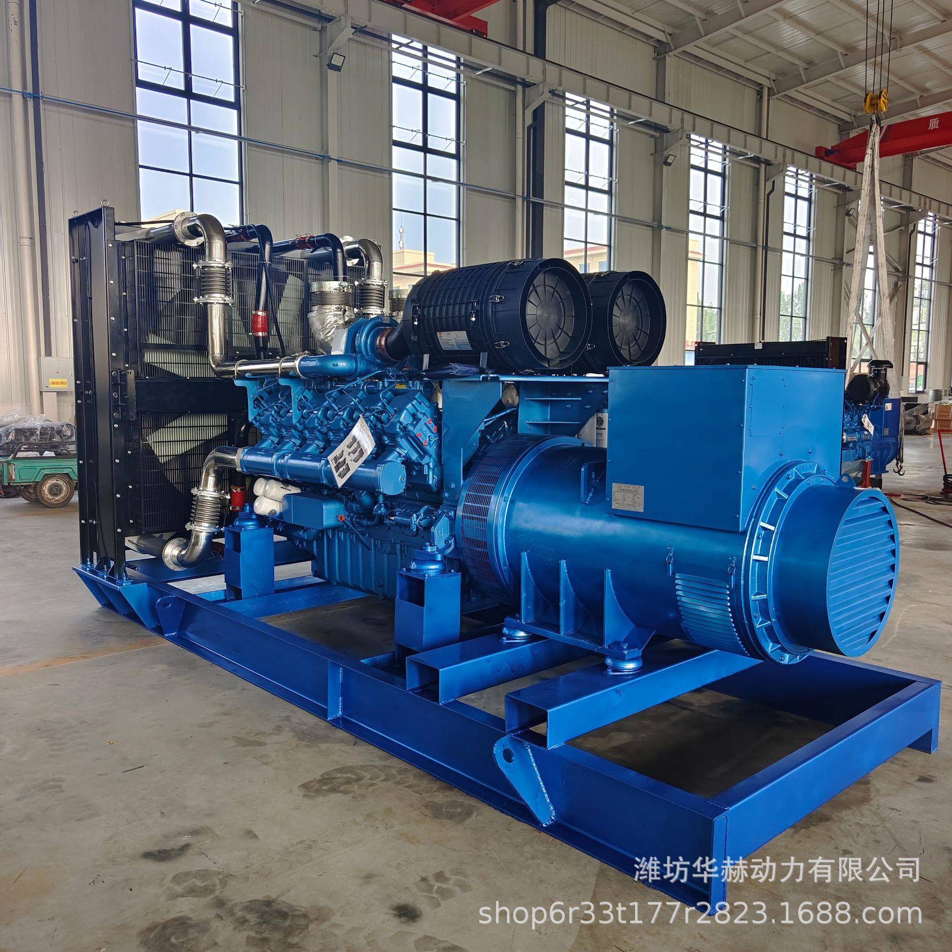 柴100组0KW油发电机380V低噪音移动备用发柴79263电机10潍00千瓦