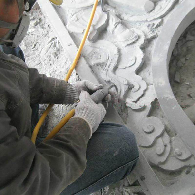 一石雕岗气动工具铲凿花岩浮正雕造型雕刻笔鸭头机无品牌/器材石