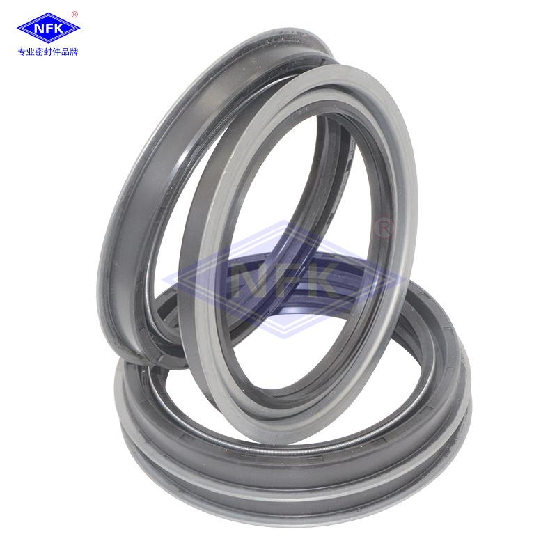 加藤HD8机8-2/H0D900-5N/DKT7挖6D15发动机曲轴后油封0K丁腈胶耐