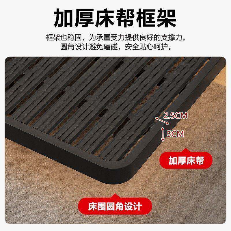 悬浮床无床头铁架主钢架铁艺加悬密铺板榻GIF榻排骨架床空卧双人