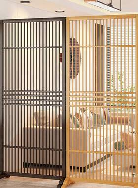 新中式风入户屏25638隔断正厅对大门客进门遮挡玄关室格栅移动卧